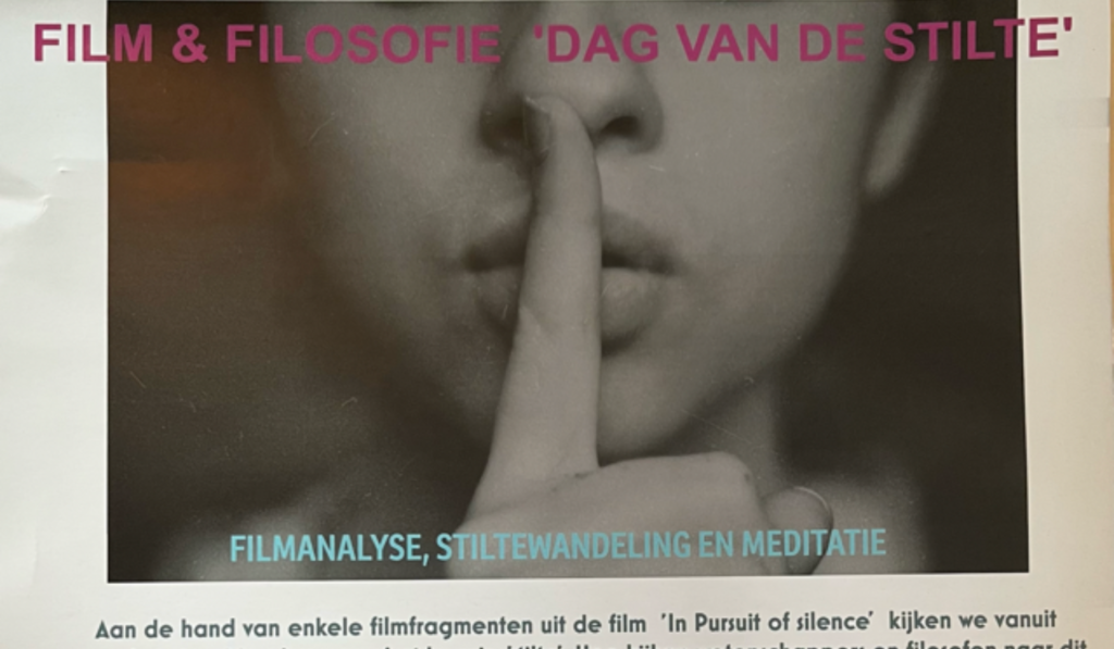 Dag van de Stilte: film en filosofie bij tabblad Volwassenen